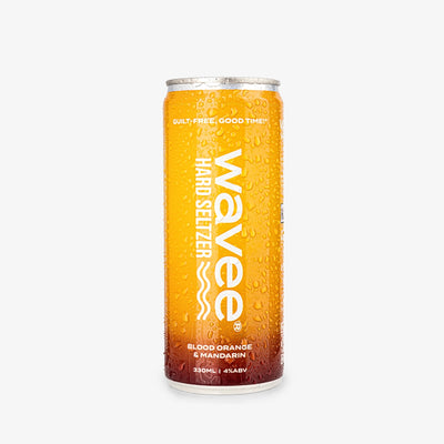 Blood Orange and Mandarin - Single - Wavee Hard Seltzer