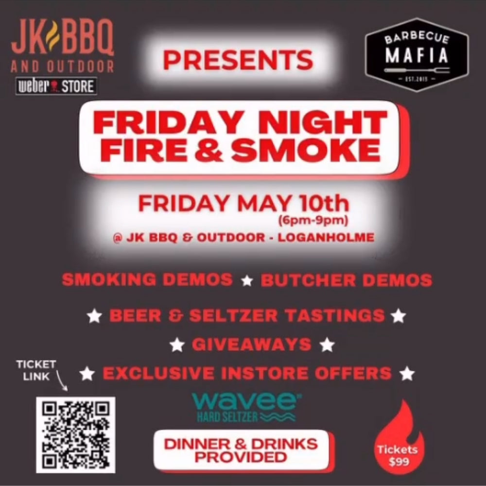 JK BBQ Friday Fire & Smoke | Wavee Hard Seltzer