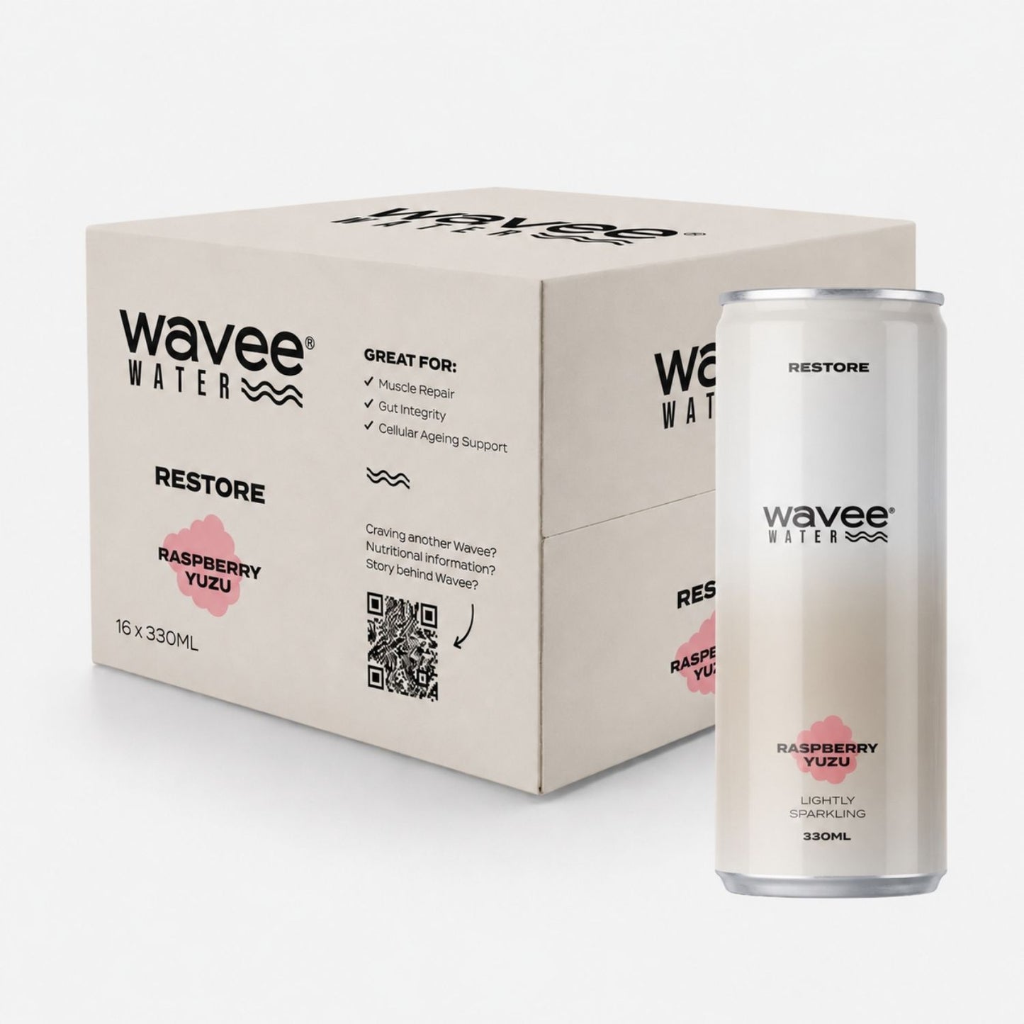 
                  
                    Wavee Water Restore Raspberry Yuzu Sparkling Water
                  
                